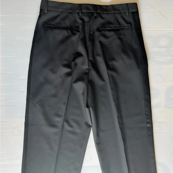 ZARA PINSTRIPE SUIT PANTS LIMITED EDITION BLACK SIZE 34  | 6770/023/800 - Picture 8 of 12